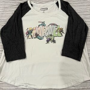 Torrid Marvel baseball tshirt